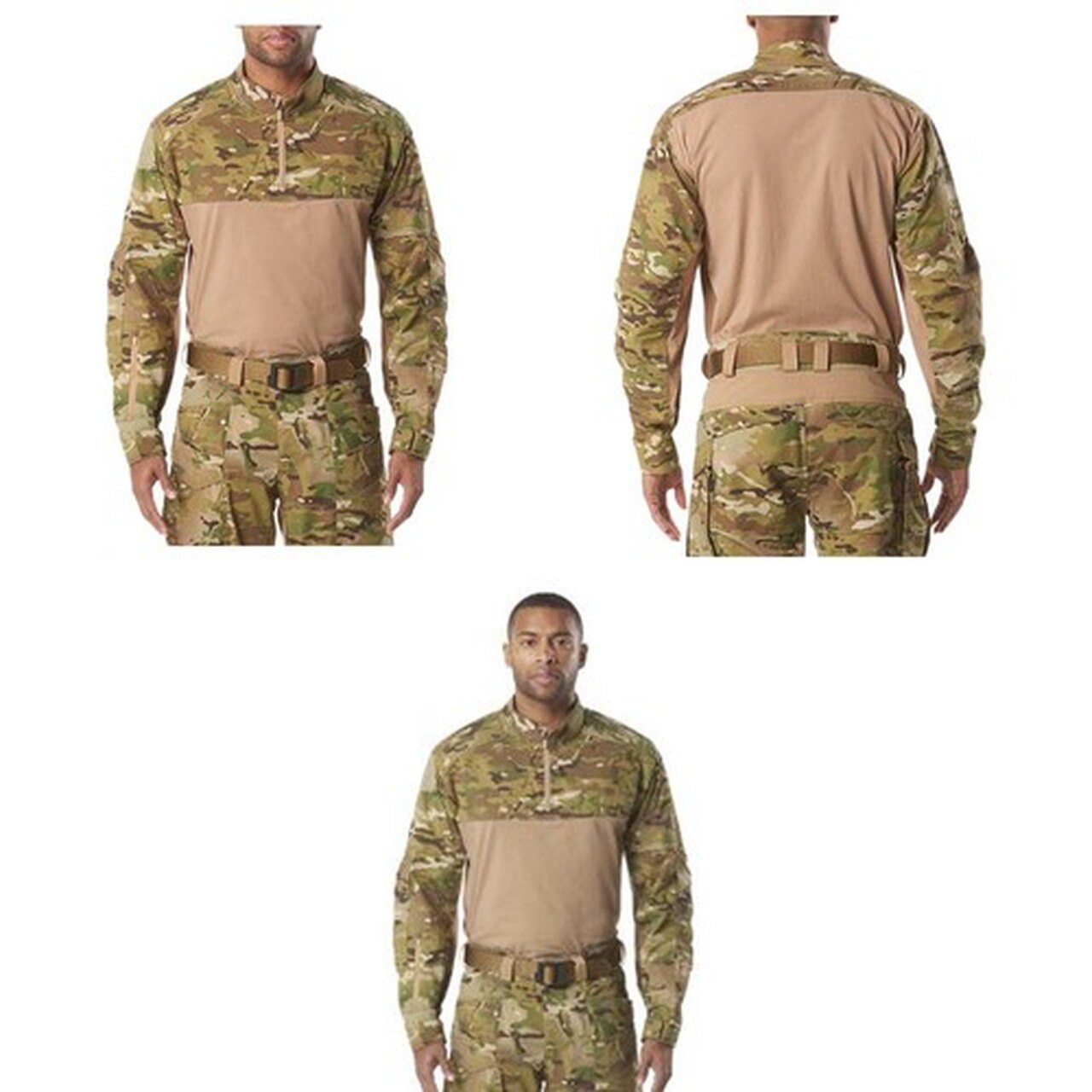 Prøve Overfladisk Slibende 5.11 Tactical 72094 MEN'S XPRT® TAN / MULTICAM® RAPID PULLOVER LONG SLEEVE  SHIRT, 60% cotton/40% Cordura® NYCO Tactical nylon, ripstop with Teflon®  finish, Sleeve Pockets, with Mandarin Collar, And Adjustable Cuffs – ASS911